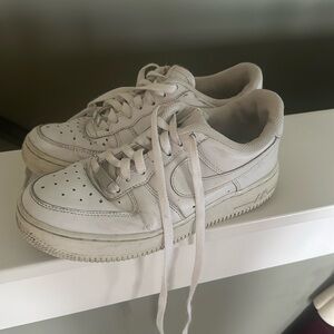 Worn Nike AirForces 7.5 women’s